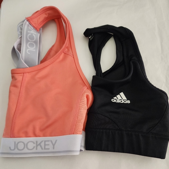 Bundle of 2 Jockey/Adidas Sport Bras. Size: Small. - Picture 2 of 16